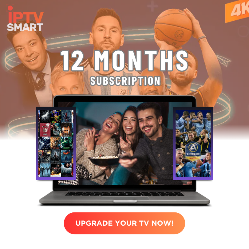 1 YEAR IPTV subscription